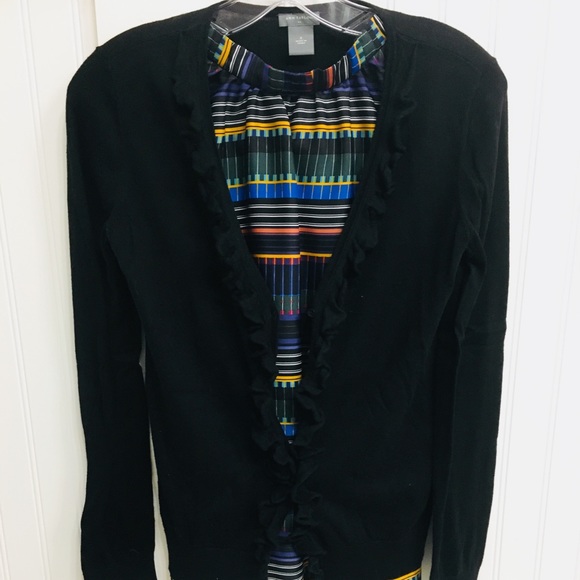 Ann Taylor Sweaters - SALE 3/$30 EUC Ann Taylor black cardigan 💗offers